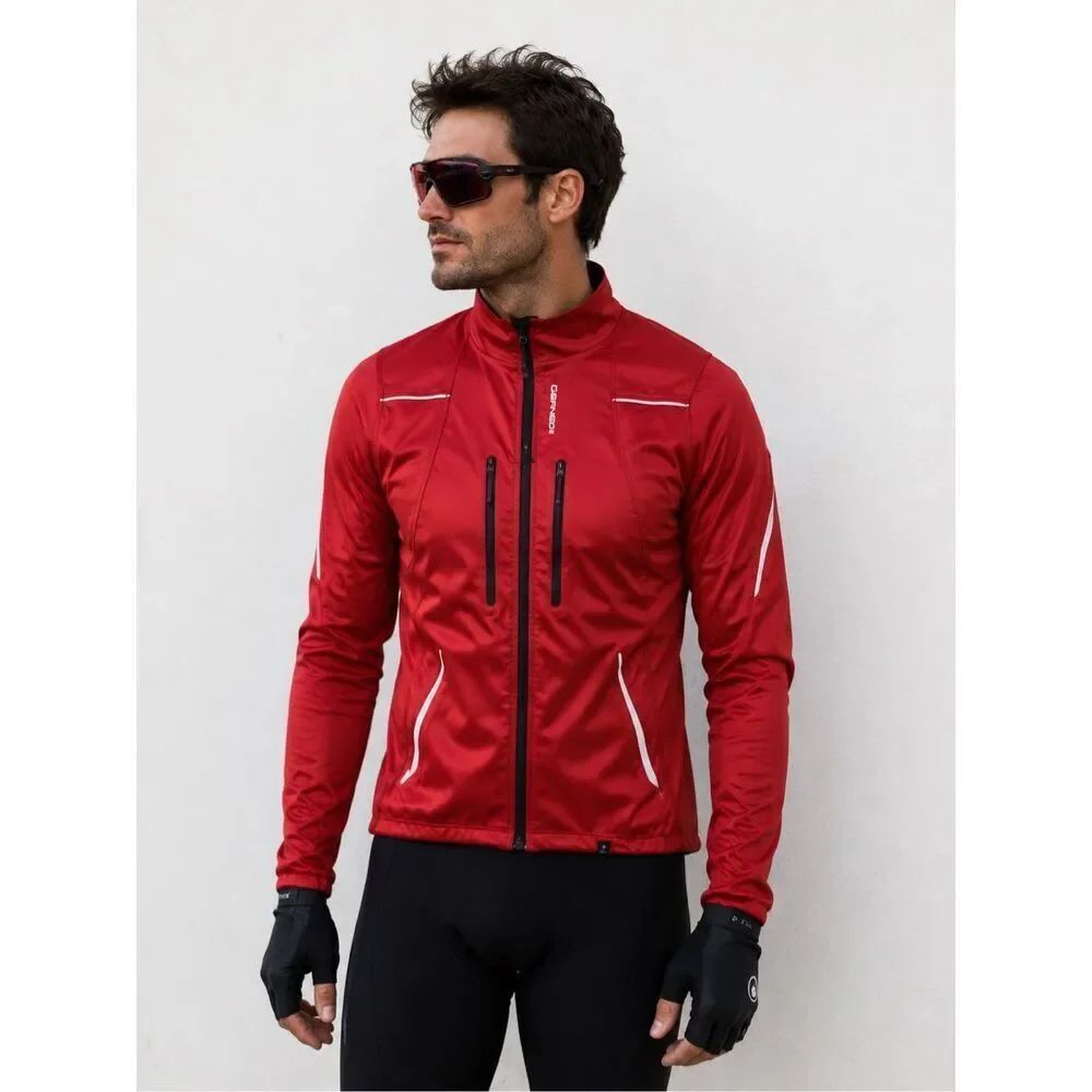 Canari Everest Cycling Jacket Crimson Men’s XL Outdoor Athletic Running